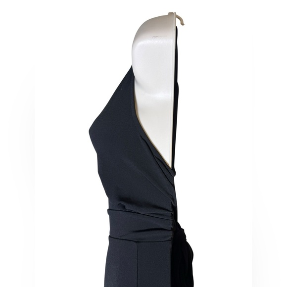 TORRID Midi Studio Knit Hi-Low Black Womens waist sash dress size 1x (14-16) - Picture 9 of 15